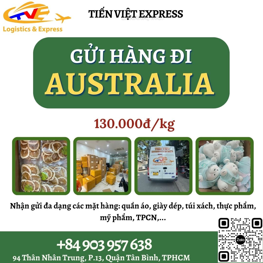 Gửi hàng đi Úc- Tiến Việt Express